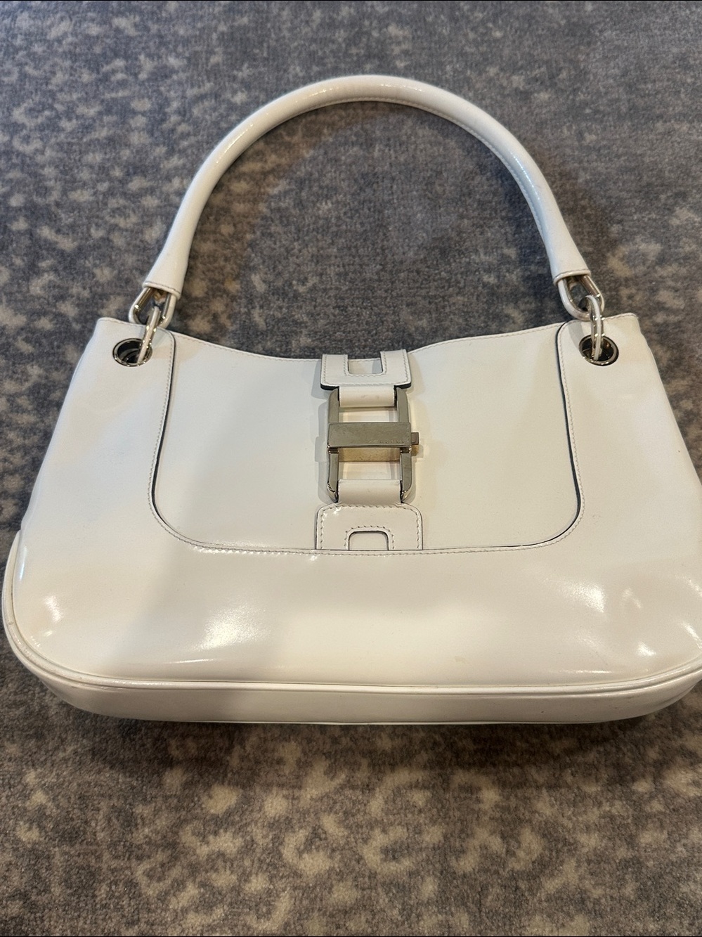 GUCCI JACKIE WHITE BAG - Picture 5 of 10
